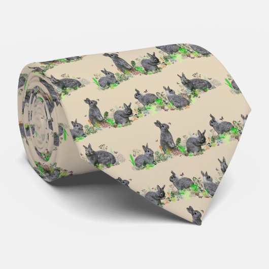 Bunny Meadow Krawatte Doppelseitige Printwerbung ( (Gerollt)