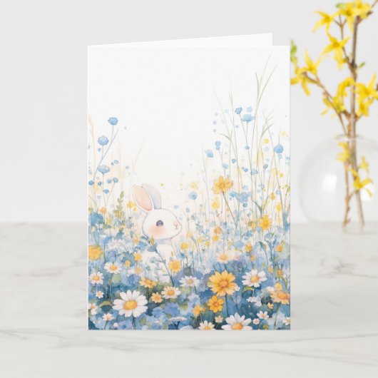 Bunny Meadow Mayhem Karte (Gelbe Blume)