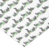 Bunny Meadow Table Runner (Farbe auswählen) Kurzer Tischläufer (Ecke)