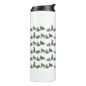 Bunny Meadow Thermal Tumbler (Farbe auswählen) Thermosbecher (Nach links gedreht)