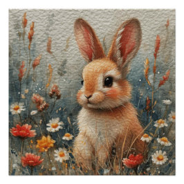 Bunny Melody: Ein bisschen Whimsy Bunny Poster
