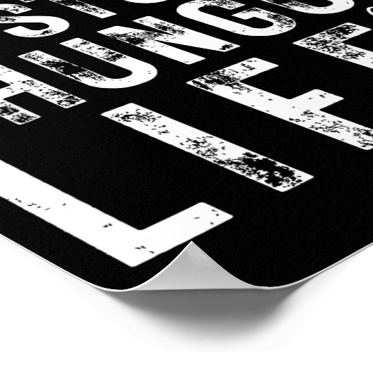 Bunny Meme I Hate My Stud Chungus Life  Poster (Ecke)