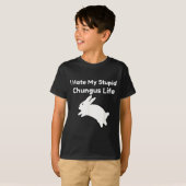 Bunny Meme I Hate My Stud Chungus Life  T-Shirt (Vorne ganz)