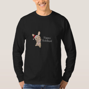 Bunny Merry Christmas Winter Animals Rabbits T-Shirt