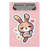 Bunny Mini Klemmbrett (Vorderseite)