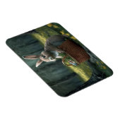 Bunny mit Basket im Wald Magnet (Rechte Seite)