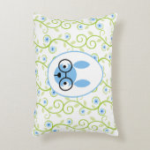 Bunny mit Brille Frühlingsfloral Zierkissen (Vorderseite(Vertikal))