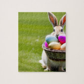 Bunny mit Eiern Puzzle (Vertikal)