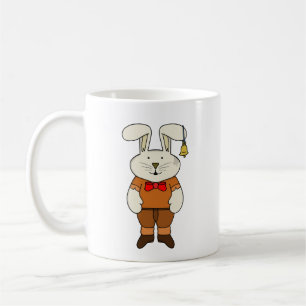 Bunny mit einer Glocke im Ohr Kaffeetasse