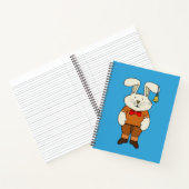 Bunny mit einer Glocke im Ohr Notizblock (Innenseite)