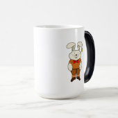 Bunny mit einer Glocke im Ohr Verwandlungstasse (VorderseiteRechts)