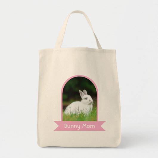 Bunny Mom Foto  Tragetasche (Vorne)