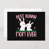 Bunny Mom | Rabbits Postkarte (Vorne/Hinten)