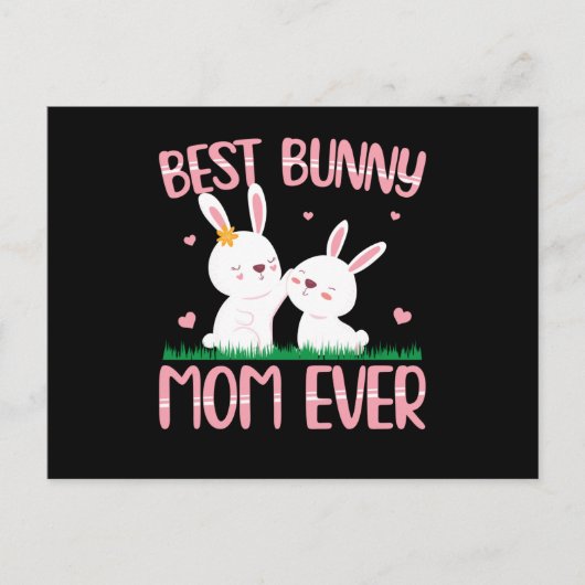Bunny Mom | Rabbits Postkarte (Vorderseite)