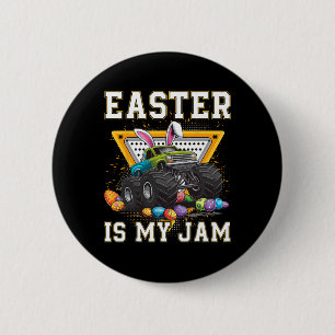 Bunny Monster Truck Oster ist mein Jam Day Boys To Button