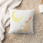 Bunny & Moon Balloon Sitzkissen Kissen (Decke)