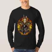 Bunny Motorcycle Rabbit Biker T-Shirt (Vorderseite)