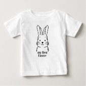 Bunny My First Oaster Baby Tshirt (Vorderseite)