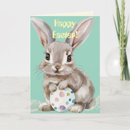 BUNNY n EGG EASTER CARD Dankeskarte