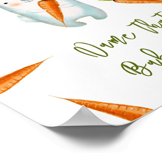 Bunny - Name dieses Babynahrung Poster (Ecke)