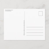 Bunny Nature Foto Postkarte (Rückseite)