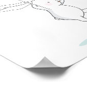 Bunny nimmt Flug Poster (Ecke)