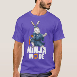 Bunny Ninja-Modus Nunchucks Kendo Katana Kampfspor T-Shirt