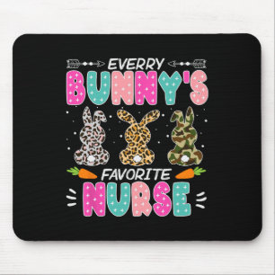 Bunny Nurse Fun Ostertag Krankenhaus Medizin Fraue Mousepad