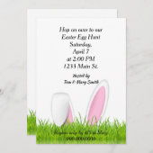 Bunny Oars Ostereier Hunt Einladung (Vorne/Hinten)