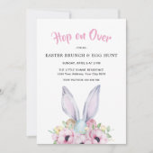 Bunny Oaster Brunch & Egg Hunt Einladung (Vorderseite)