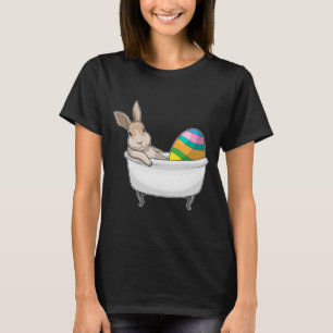 Bunny Oaster Easter egg Bathtub T-Shirt