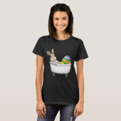 Bunny Oaster Easter egg Bathtub T-Shirt (Vorne ganz)