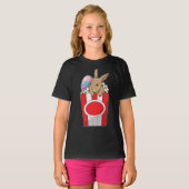 Bunny Oaster Easter egg Popcorn T-Shirt (Vorne ganz)