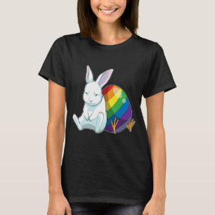 Bunny Oaster Easter Ei Rainbow T-Shirt