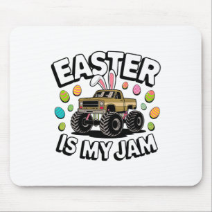 Bunny Oaster ist mein Jam Truck Ostereier Kinder J Mousepad