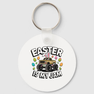 Bunny Oaster ist mein Jam Truck Ostereier Kinder J Schlüsselanhänger