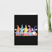 Bunny Oaster Spring Gnome Osterfeier Ei Hunti Karte (Vorderseite)