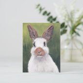 Bunny Ohren Tierart Postcard Postkarte (Stehend Vorderseite)