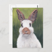 Bunny Ohren Tierart Postcard Postkarte (Vorne/Hinten)