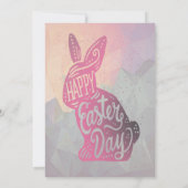 Bunny - Ostereinladung Einladung (Rückseite)