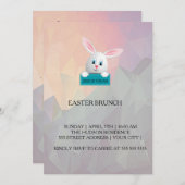 Bunny - Ostereinladung Einladung (Vorne/Hinten)