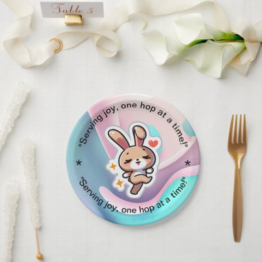 Bunny Pappteller (Hochzeit)