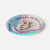 Bunny Pappteller (Schrägansicht)