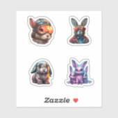 BUNNY. #Part1 / Stickers Set #3 Aufkleber (Blatt)