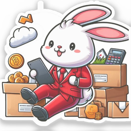 BUNNY. #Part2 / Sticker (bunny bussines) #8 (Vorderseite)
