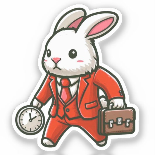 BUNNY. #Part2 / Sticker (bunny bussinesman) #7 (Vorderseite)