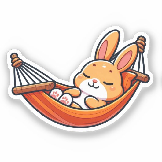 BUNNY. #Part2 / Sticker (bunny sleep) #9 (Vorderseite)
