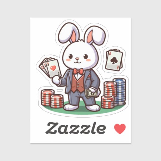BUNNY. #Part2 / Sticker (bunny slots) #14 (Blatt)