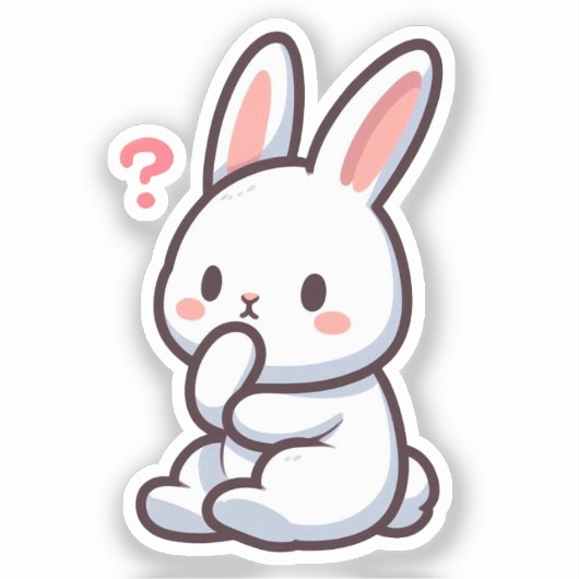 BUNNY. #Part2 / Sticker (bunny sticker) #5 (Vorderseite)