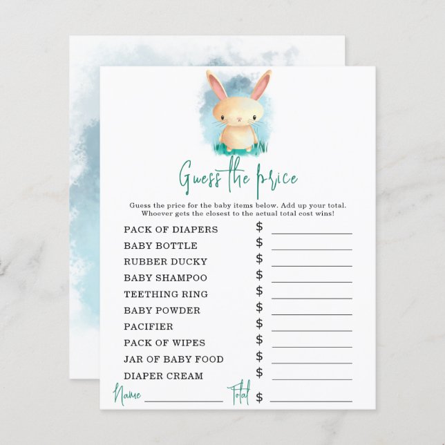Bunny Party Games | Price Guess Game (Vorne/Hinten)